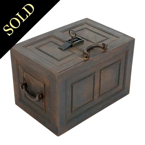 old metal box|antique strong boxes for sale.